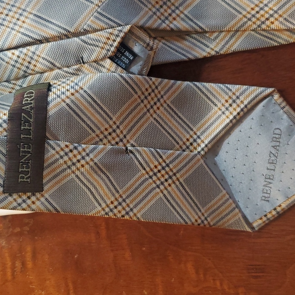 SILK TIE BY RENE LEZARD - Picture 2 of 3